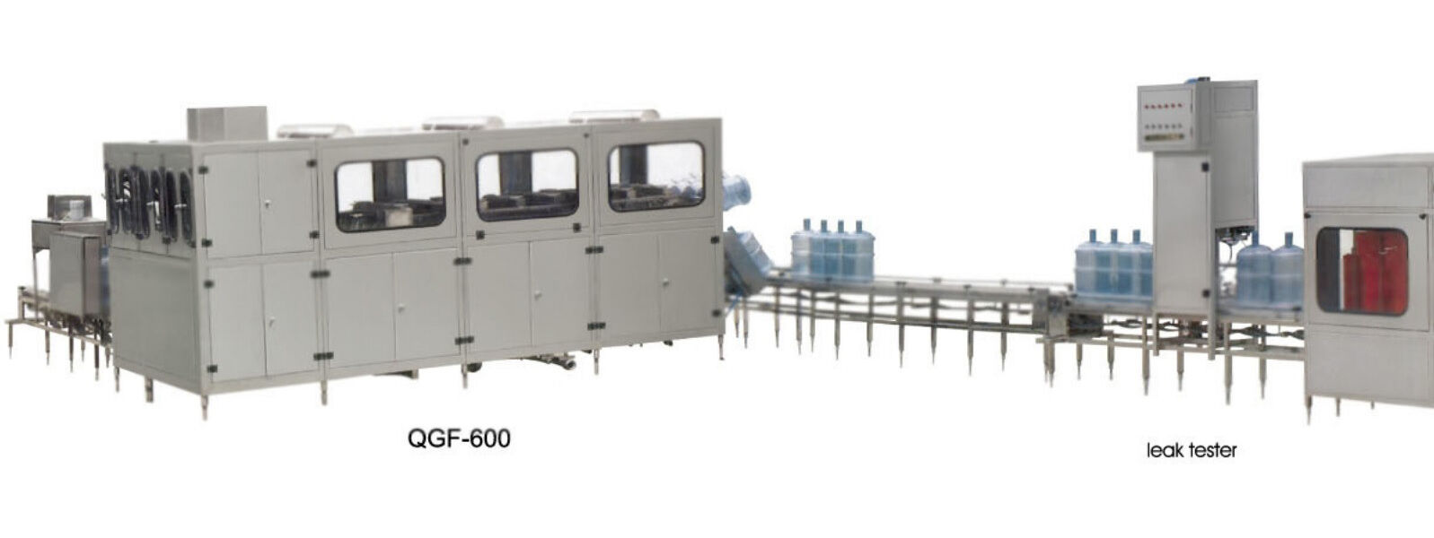 Производственная линия QGF-900 по розливу питьевой воды объемом 5 галлонов