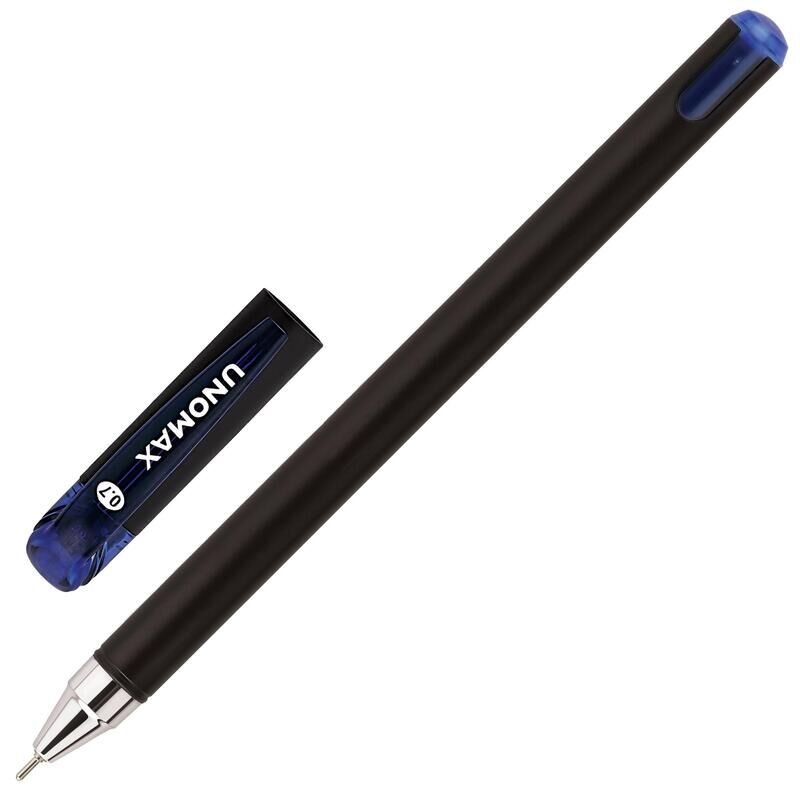 Ручка шариковая неавтоматическая Unomax Boldtron синяя (толщина линии 0.8 мм) Unomax (Unimax)