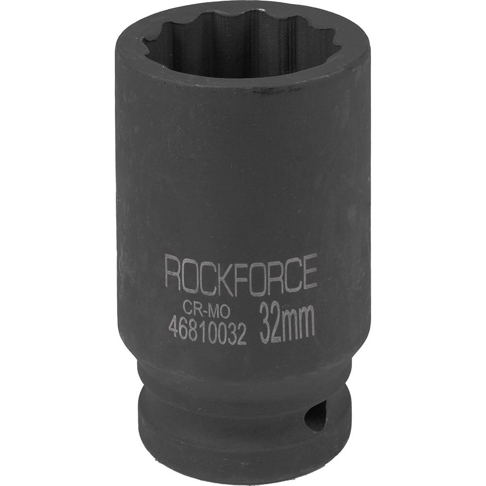 Глубокая ударная двенадцатигранная торцевая головка Rockforce RF-46810032(29397)