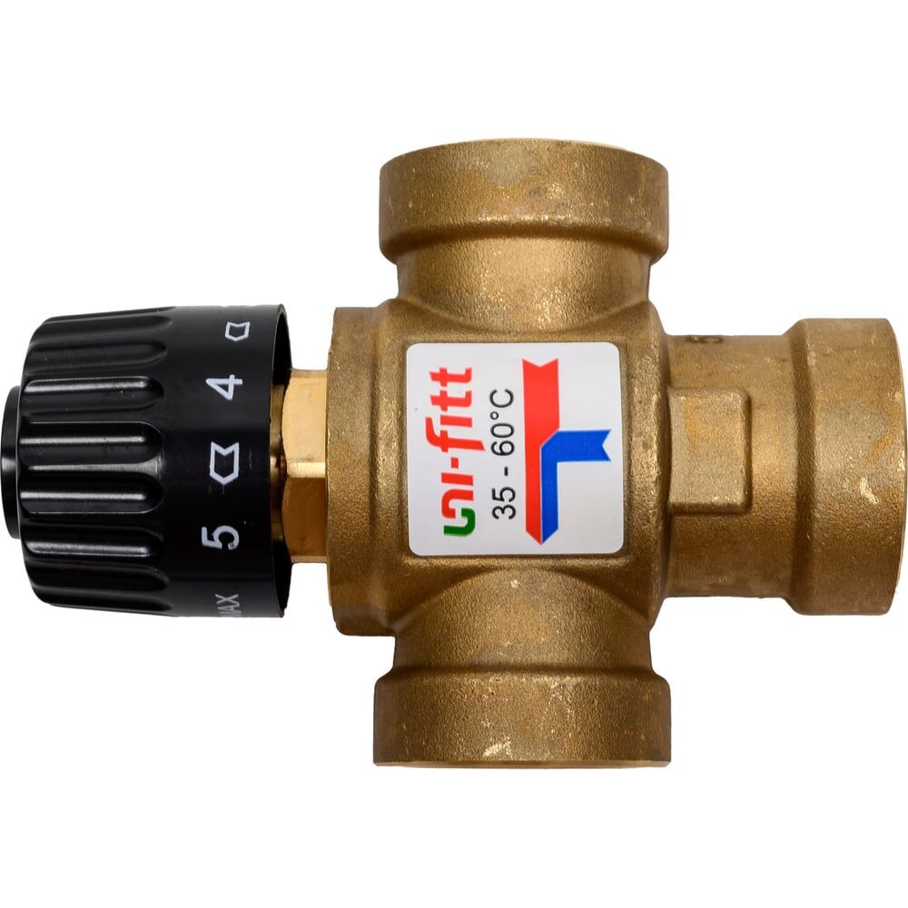 Латунный термосмесительный клапан Uni-Fitt 350G3130
